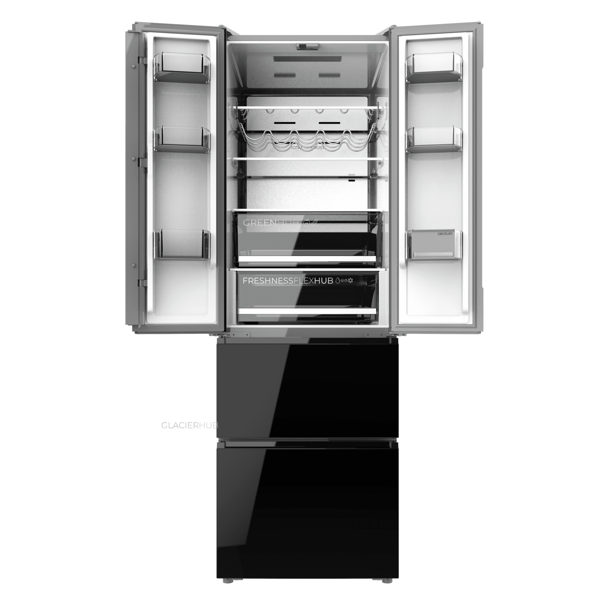 Bolero CoolMarket Combi F2D 395 Black Glass E - Imagen 3