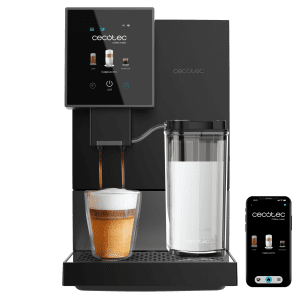 Cremmaet Compactccino Connected Black Silver