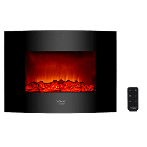 Chimenea electrica decorativa de pared Ready Warm 2200 Curved Flames