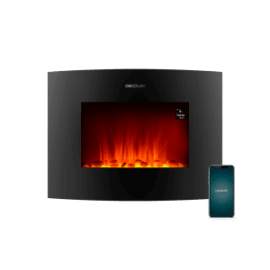 Chimenea eléctrica ReadyWarm 2250 Curved Flames Connected