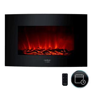 Chimenea electrica decorativa de pared Ready Warm 3500 Curved Flames