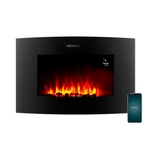 Chimenea eléctrica ReadyWarm 3550 Curved Flames Connected